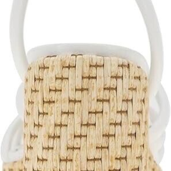 New Kenneth Cole Women's Daphne Heeled Sandal White Strappy Size 8 M Shoes - Picture 2 of 9